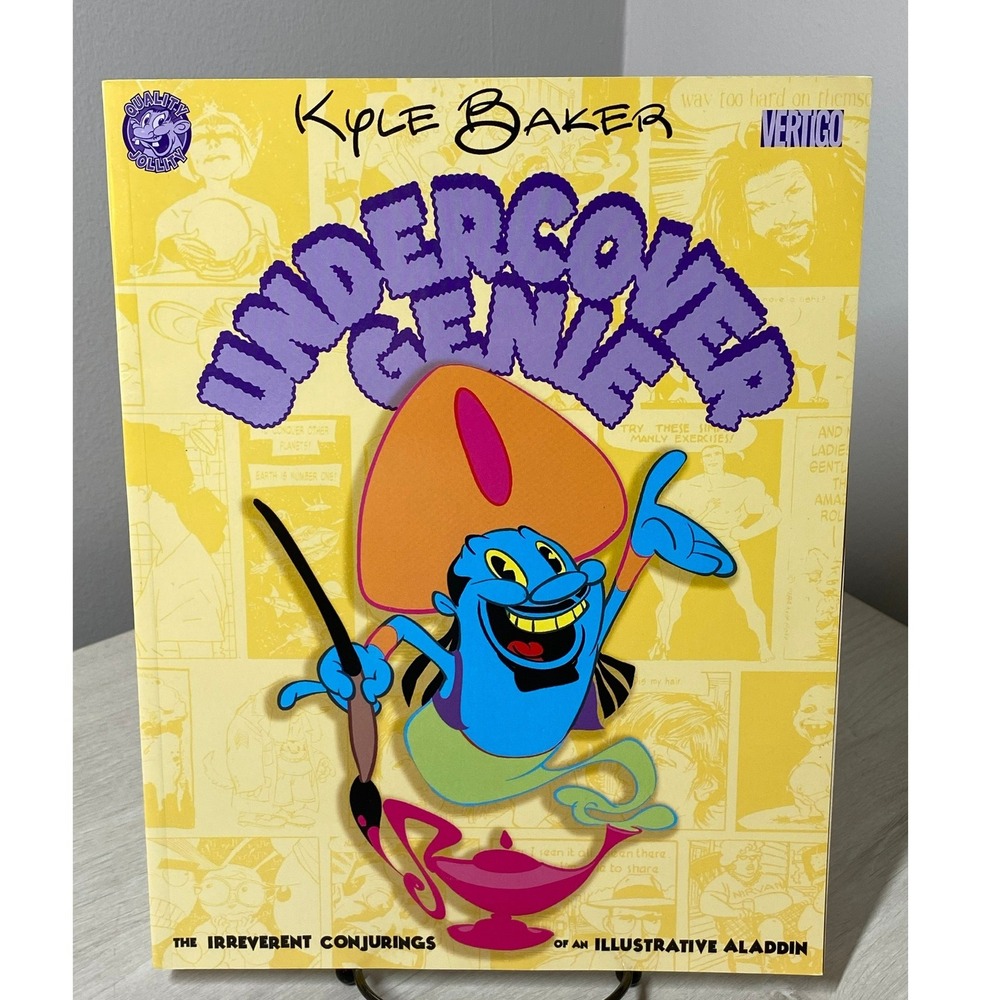 Undercover Genie Kyle Baker Vertigo DC Comics Graphic Novel 2003 Softcover TPB